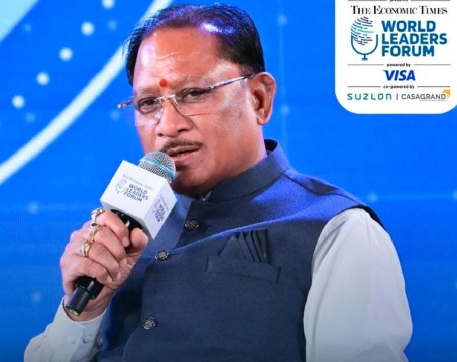 मुख्यमंत्री श्री विष्णु देव साय ने वैश्विक मंच से निवेशकों को दिया छत्तीसगढ़ में निवेश का आमंत्रण… नई औद्योगिक नीति के बाद प्रदेश को मिले 8 लाख करोड़ रुपये से अधिक के निवेश प्रस्ताव.